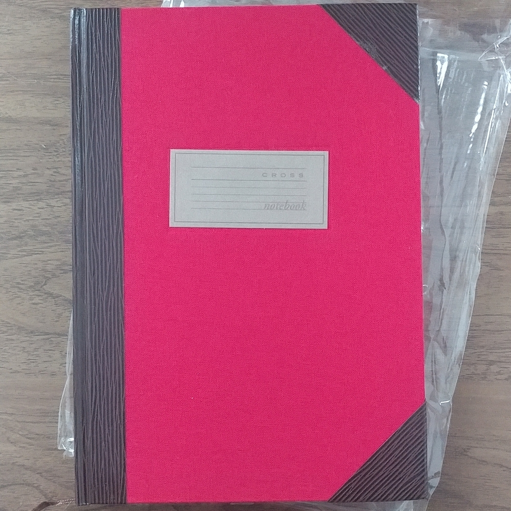 Dark Red, Brown, Gray - Cross notebook